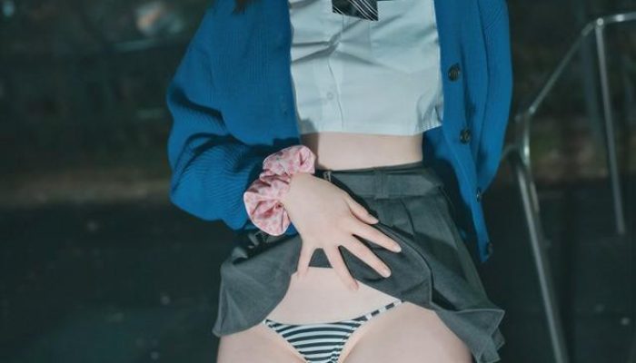 Bambi밤비 – NO.123 DJAWA Photo Midnight Cherry Blossom [43P-2.08GB]