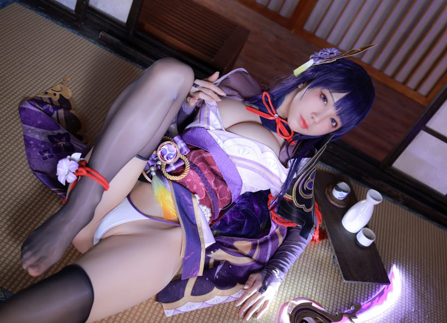 水淼aqua –NO.104 雷电将军[130P/149MB]-2