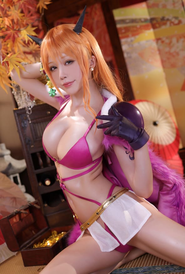 水淼aqua –NO.102 海贼王 娜美[122P/155MB]-1