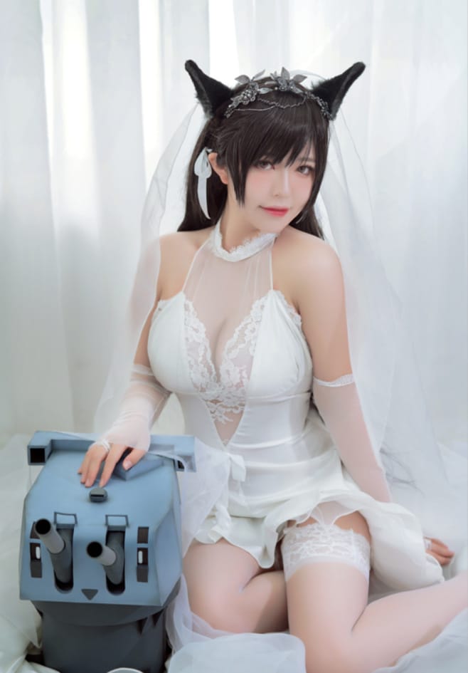 半半子 –NO.007 爱宕花嫁[30P/1V/160MB]-1