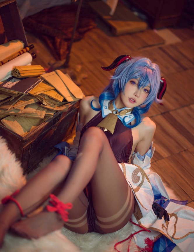 阿包也是兔娘 –NO.040 11月舰长《原神甘雨》[30P/374MB]-1