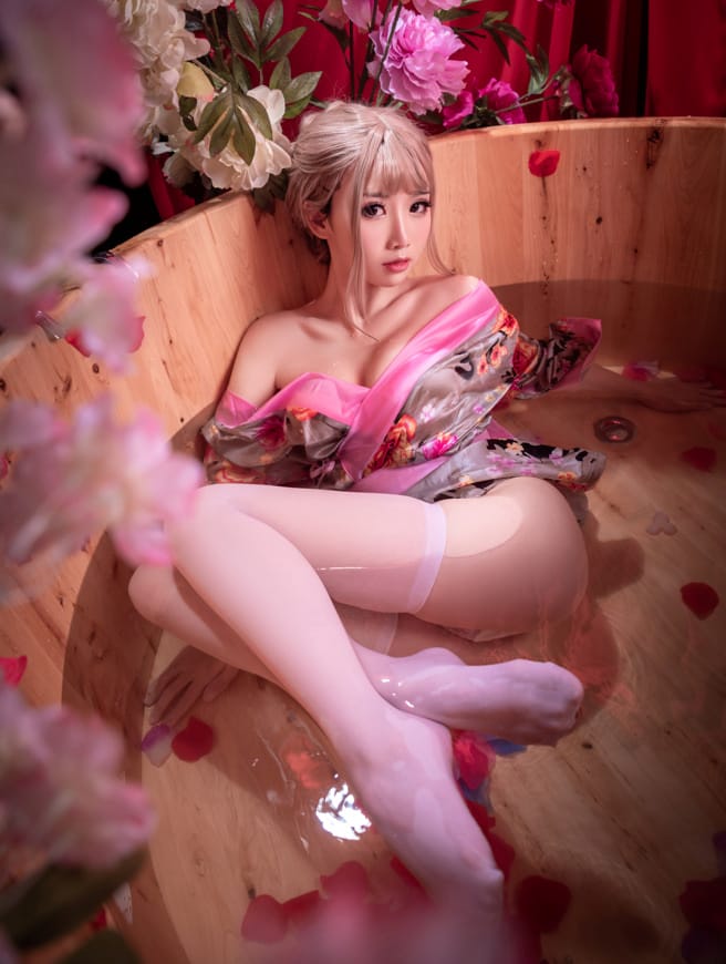 面饼仙儿 –NO.109 浴缸花香[18P265M]-1