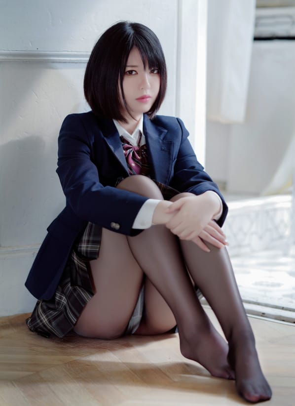 半半子 –NO.46 彼女の制服姿が好き[54P/84MB]-1