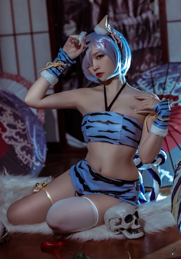 二佐Nisa –NO.128 蕾姆夏日鬼衣[12P/35MB]-1