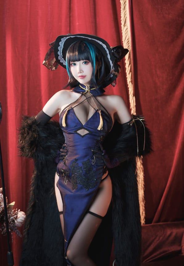 面饼仙儿 –NO.108 柴郡旗袍[21P1V/790MB]-1