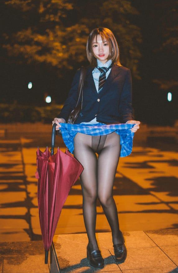 柒柒要乖哦 – NO.018 深夜公园JK[35P-343MB]-3