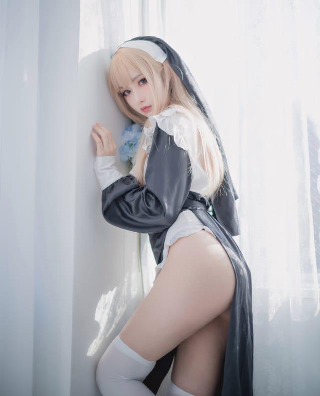 Shika小鹿鹿 – NO.089 修女[16P-172MB]-1