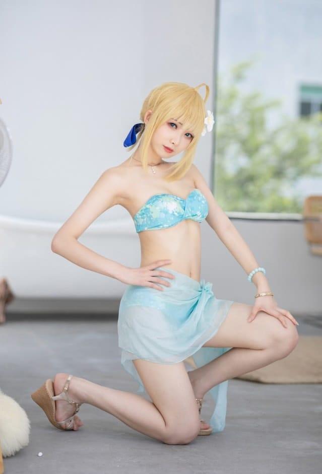 封疆疆v – NO.15 阿尔托莉雅·潘德拉贡 泳装[40P-45MB]-2