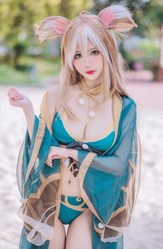 仙女月 – NO.009 泽月希娜小姐泳装[15P-223MB]-1