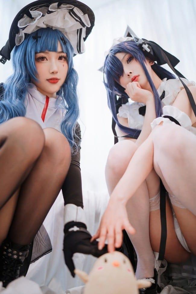 rioko凉凉子 – NO.103 奥古斯特 女仆装[40P2V-652MB]-1