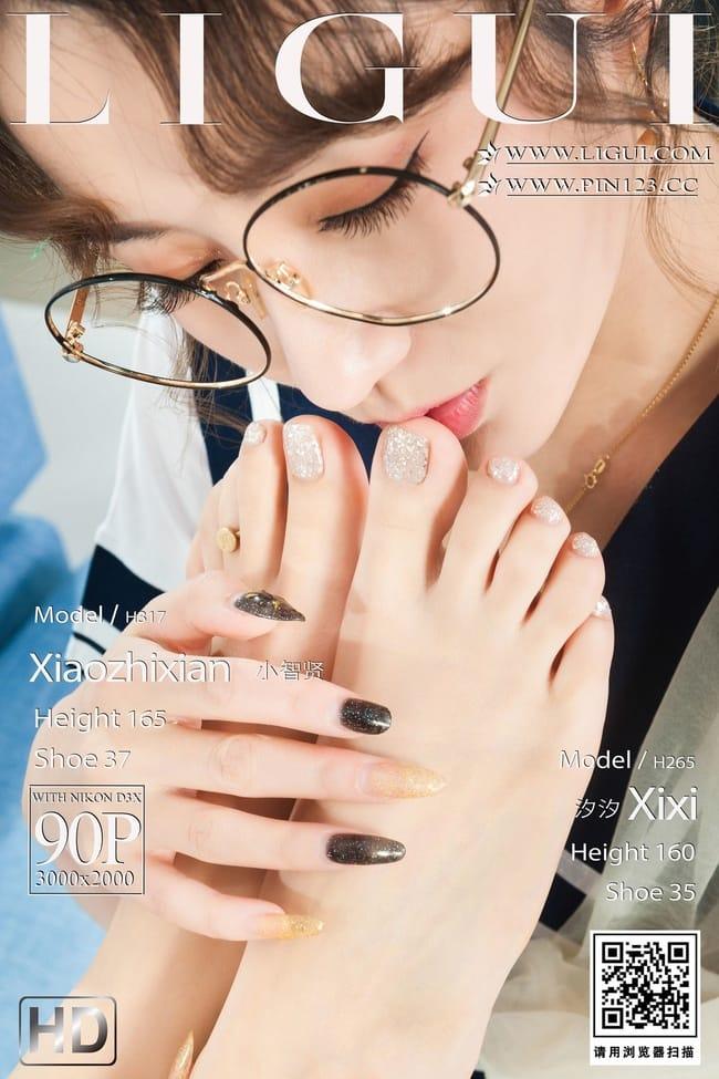 [Ligui丽柜]2022.09.16 双生花-紧缚花季 小智贤&汐汐[90+1P/107MB]-1