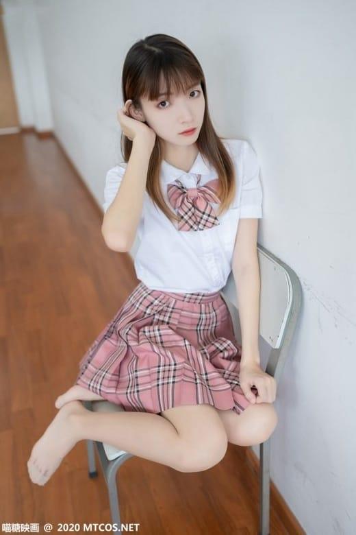 喵糖映画 JKL.009 粉格JK至服 [49P/309MB]-1