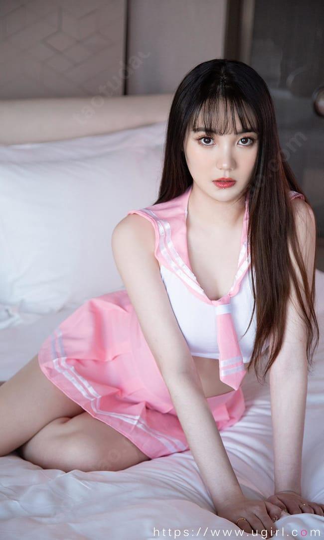[Ugirls尤果网]爱尤物 2021.06.11 No.2107 肉肉 樱花学妹 [35P]-1