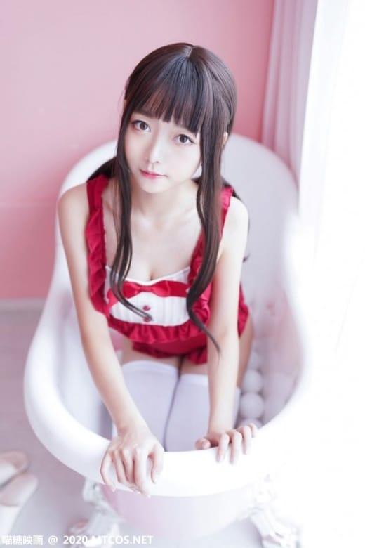 [喵糖映画]VOL.179 粉色浴缸白丝泡泡 [47P/223M]-1