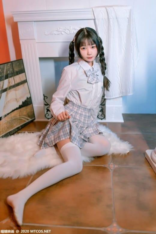 喵糖映画 VOL.278 白丝学苑美眉 [35P/610MB]-1