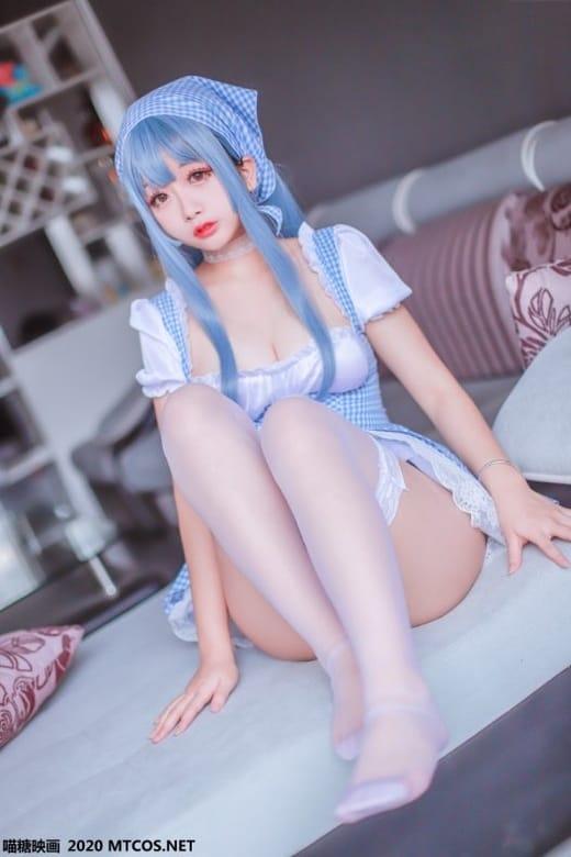 喵糖映画 VOL.122 蓝色钕仆[43P/592M]-1