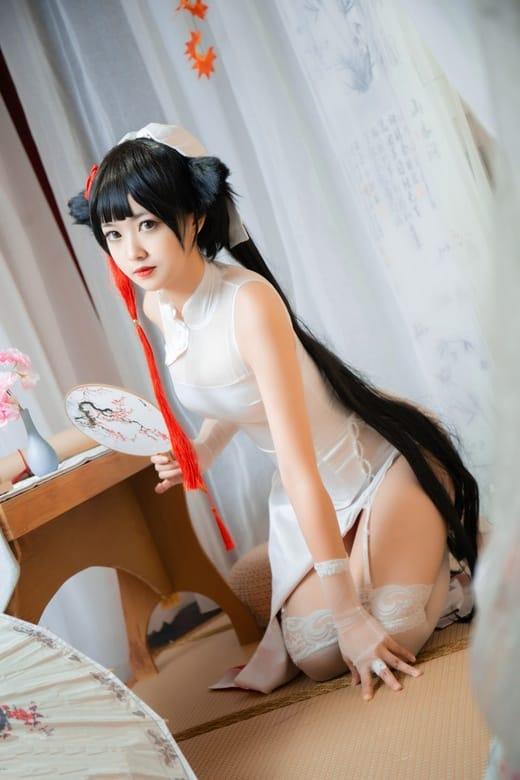 [喵糖映画]VOL.448 高雄白丝旗袍 [34P/361MB]-1