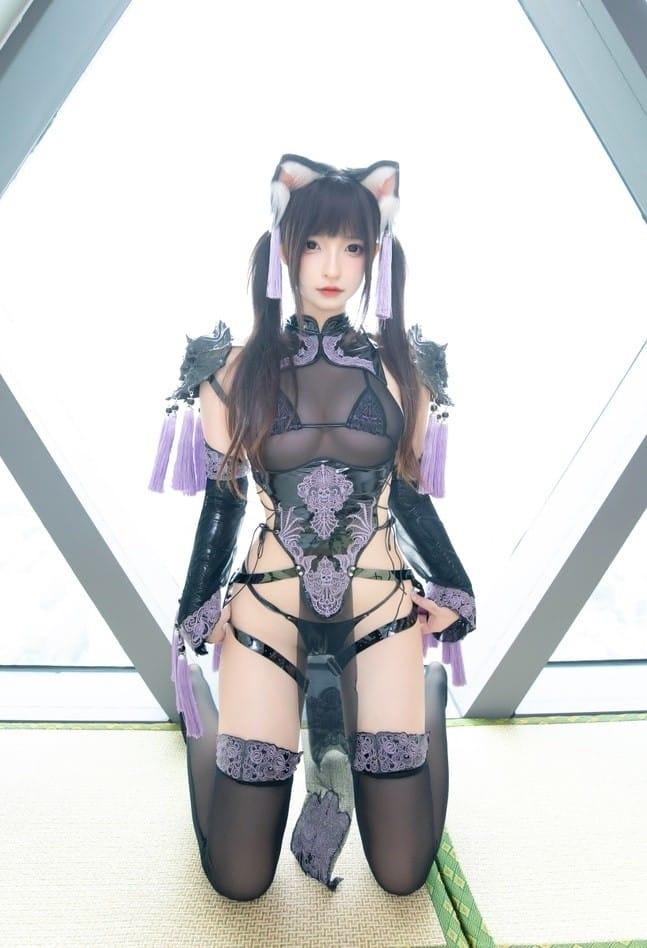 神楽坂真冬 – NO.141 旗袍猫女[75P2V-223MB]-1