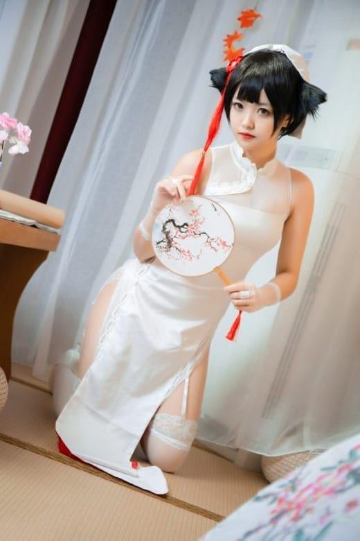 [喵糖映画]VOL.448 高雄白丝旗袍 [34P/361MB]-1