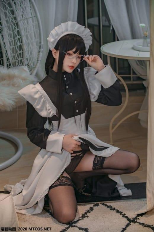 喵糖映画 VOL.120 钕仆眼镜娘[36P/395M]-1