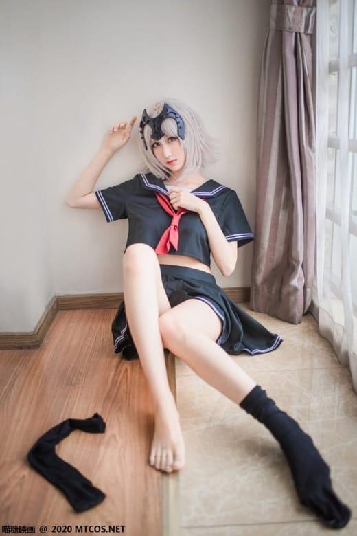 [喵糖映画]VOL.324 贞德黑 [20P/62MB]-1