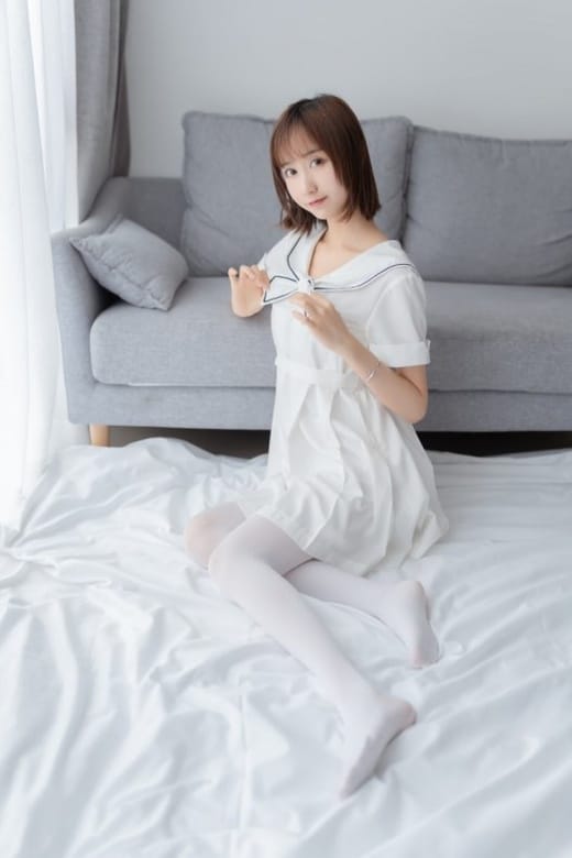 喵糖映画 VOL.271 纯色白裙 [39P/112MB]-1