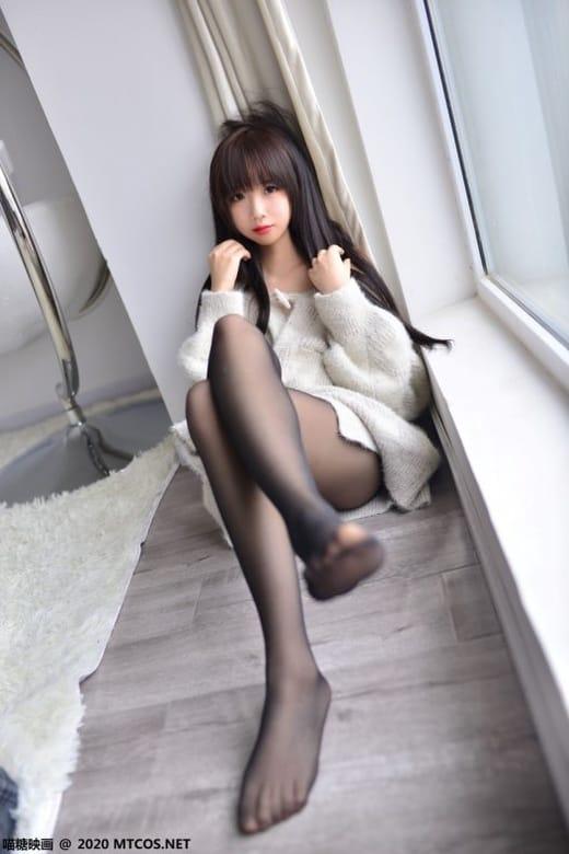 喵糖映画 VOL.277 黑丝毛衣少女 [20P/109MB]-1