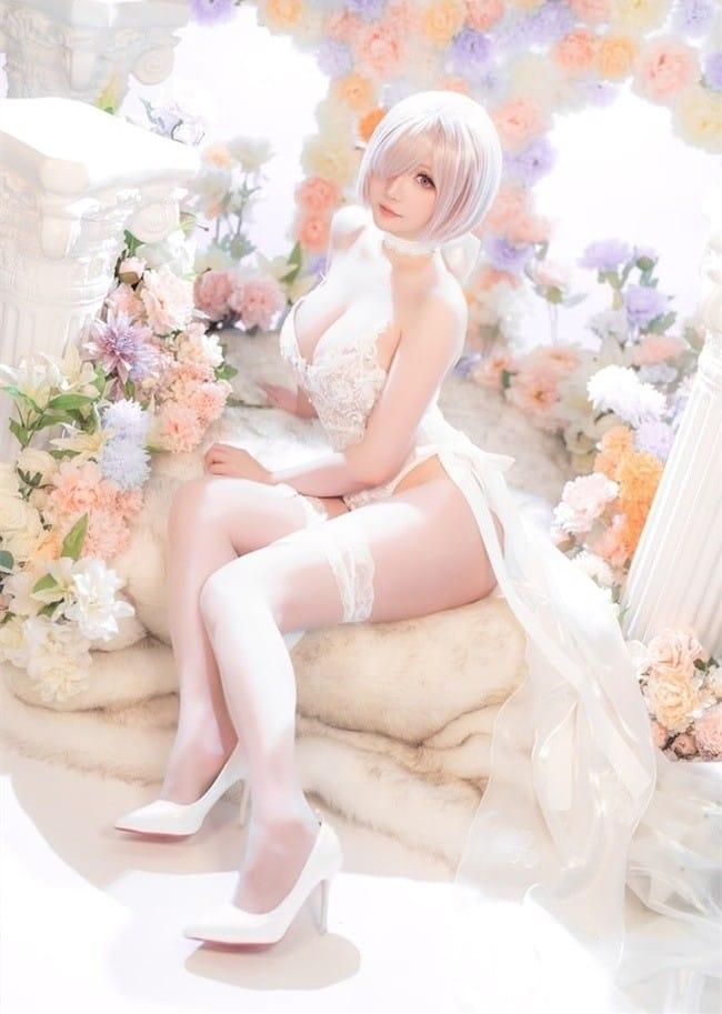 星之迟迟 – NO.146 3月计划C FGO 玛修婚纱[78P1V-425MB]-1