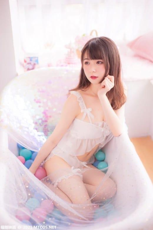 [喵糖映画]VOL.351 泡泡粉裙 [22P/99.5MB]-1