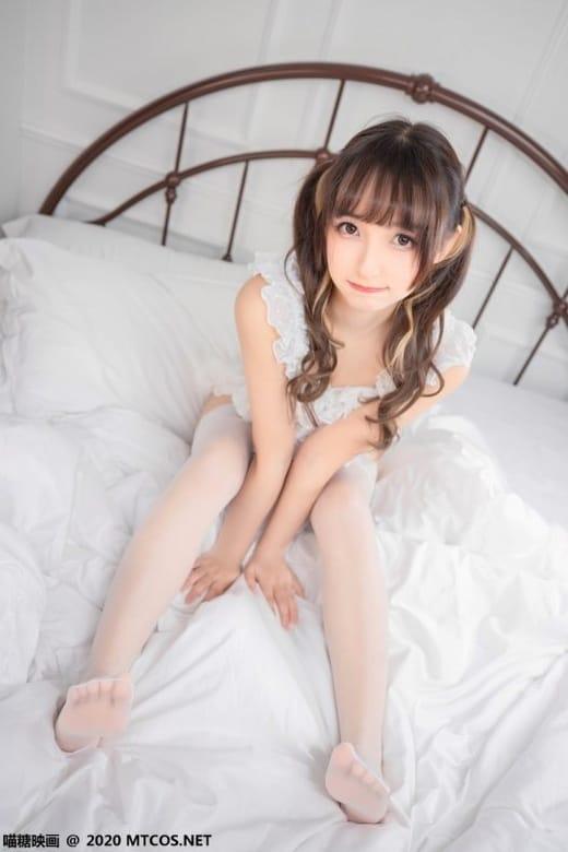 [喵糖映画]VOL.343 白色睡衣 [25P/74MB]-1