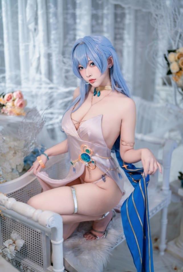 宫本桜 – NO.11 NIKKE 胜利女神 海伦娜礼服 [19P-176MB]-3