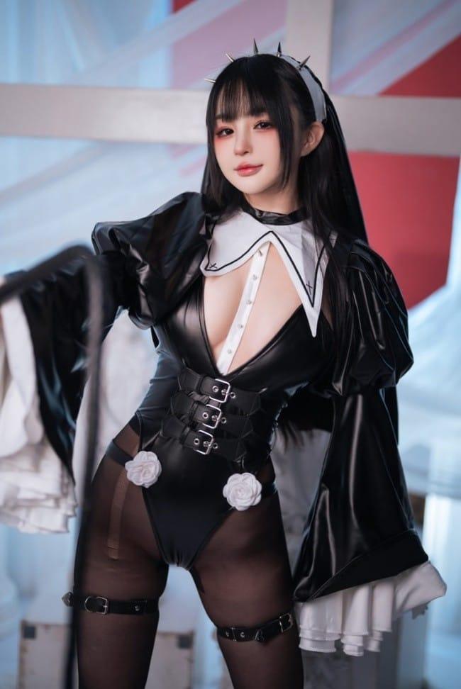 桜井宁宁 – NO.080 皮衣修女 [60P-460MB]-3