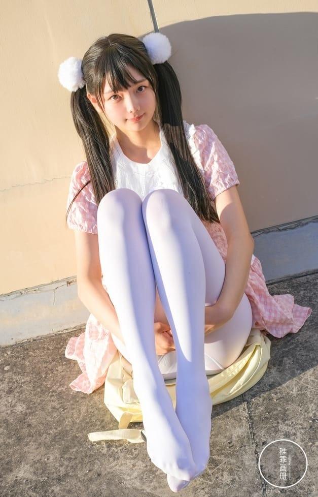 稚乖画册 – 晴空06 夜夜 天台粉裙 [82P-0.98GB]-1