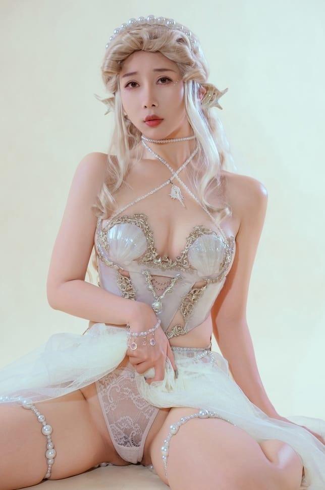 云溪溪 – NO.55 奶桃 珊迦娜·人鱼 [31P-266M]-1