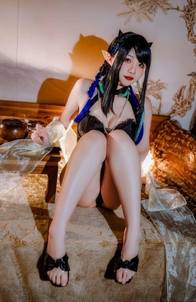 二佐Nisa – NO.176 《泰拉夏日纪事》方舟夜半泳装[32P-579M]-2