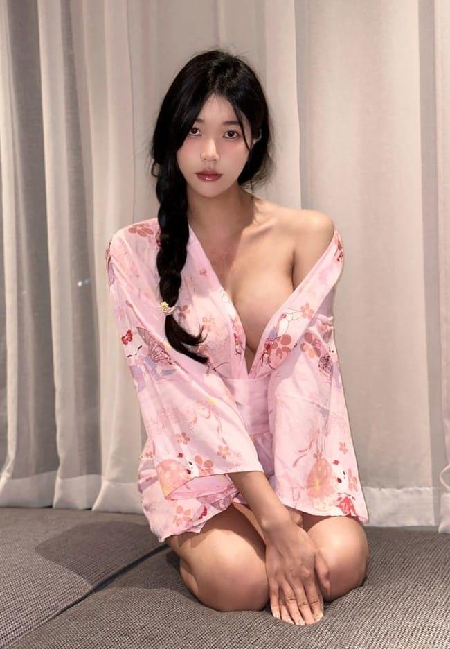 [微密圈]鱼神 –粉色花裙[20P-43M]-1