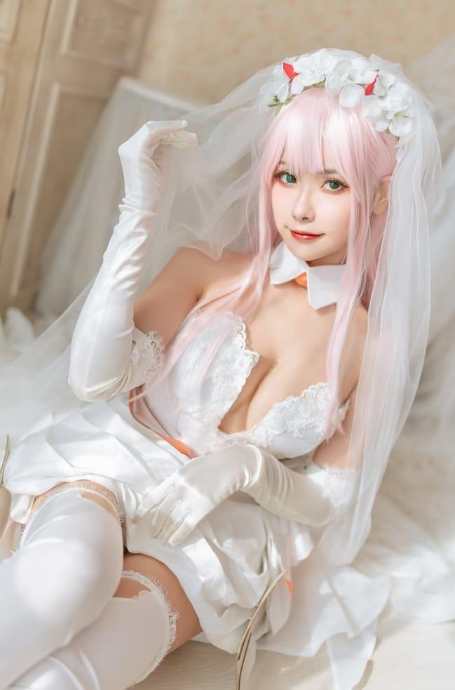 Momoko葵葵 NO.035 DARLING in the FRANXX 02 泳装 兔女郎&花嫁 [61P-858M]-2