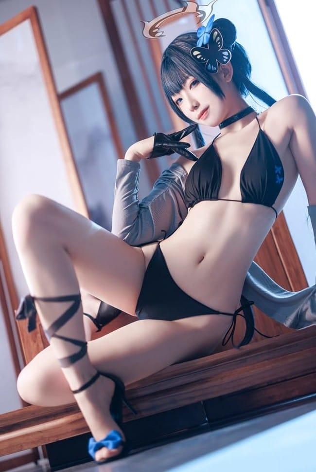 封疆疆v NO.22 碧蓝档案 妃咲 泳装 [30P-266M]-1