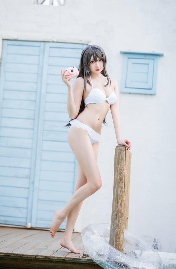 瓜希酱 NO.87 樱岛麻衣 – 泳装[28P-107M]-2