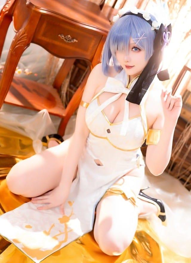 星之迟迟 NO.187 2024年01月计划B 蕾姆旗袍[76P-509M]-1