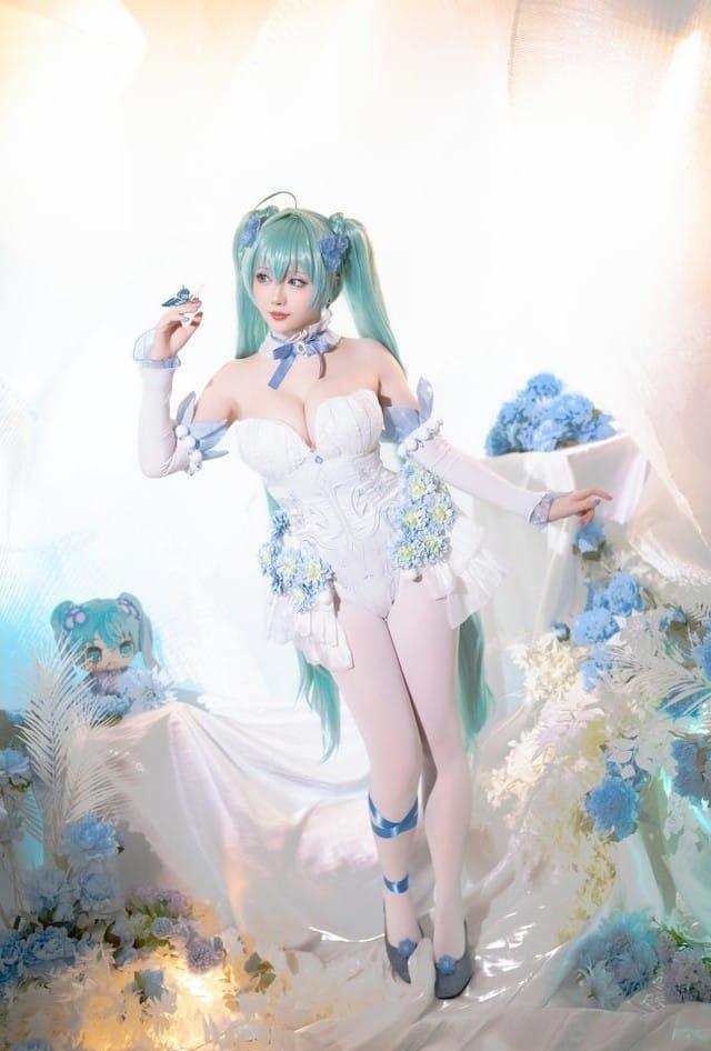 星之迟迟 – NO.190 2024年02月计划A 初音未来 粉蝶花精灵[54P1V-4.51G]-1