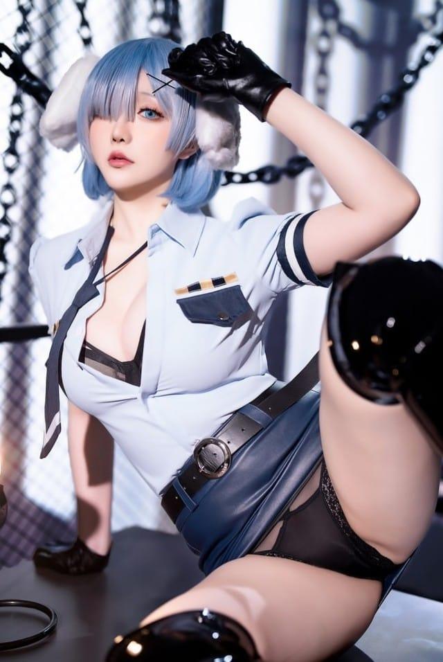 星之迟迟 – NO.192 2024年02月计划C RE0 蕾姆 狗耳警官 [101P1V-3.73G]-1