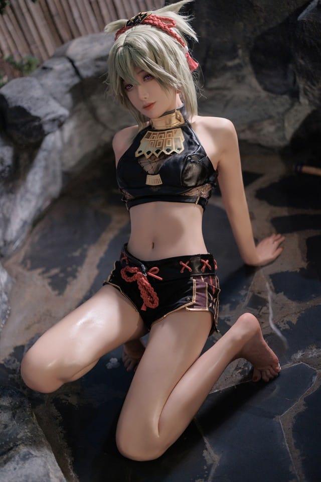 封疆疆v – NO.35 原神 久岐忍 [26P-185M]-1