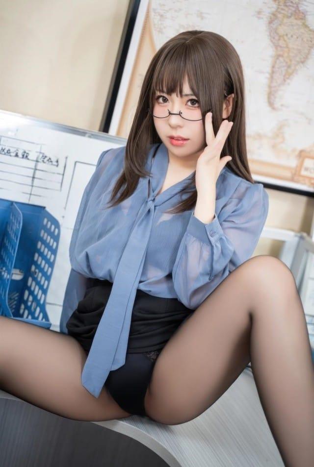 虎森森 – NO.038 黑丝眼镜娘 [60P-471MB]-1