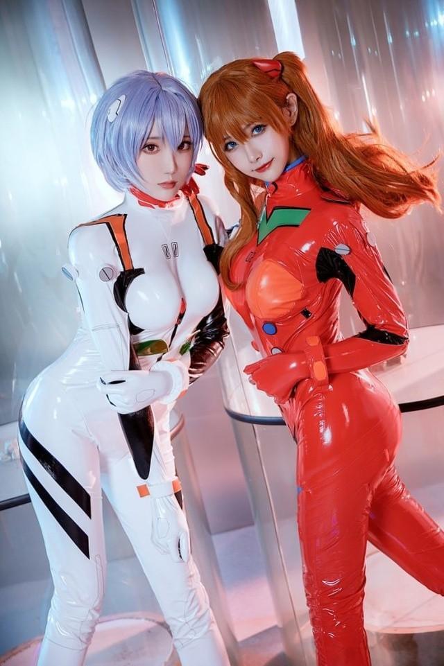 瓜希酱 – NO.90 &Momoko葵葵 EVA 双厨狂喜版 [62P-551MB]-1