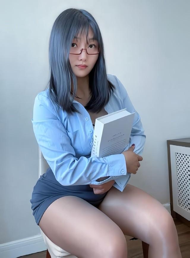 [微密圈]西好运 – 小秘书蓝衬衫[27P2V-374MB]-1