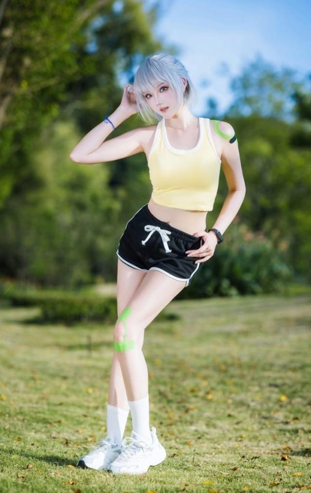 瓜希酱 – NO.101 灵笼-白月魁运动服[15P-49MB]-2