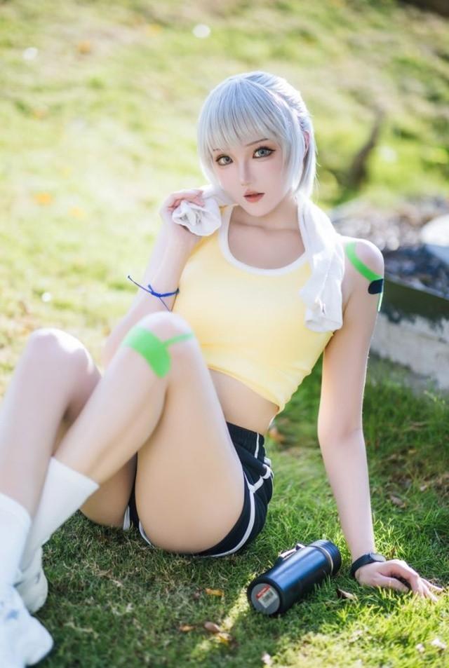 瓜希酱 – NO.101 灵笼-白月魁运动服[15P-49MB]-1