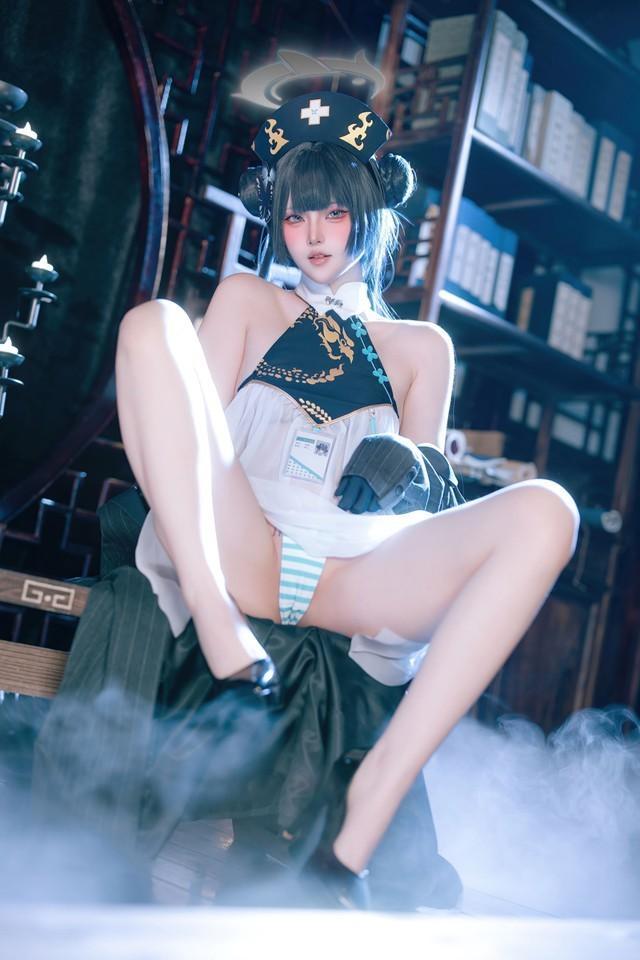 屿鱼 – NO.084 蔚蓝档案 妃咲同人护士 [65P-357MB]-1